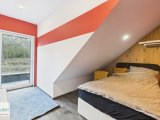 Schlafzimmer mit Balkon