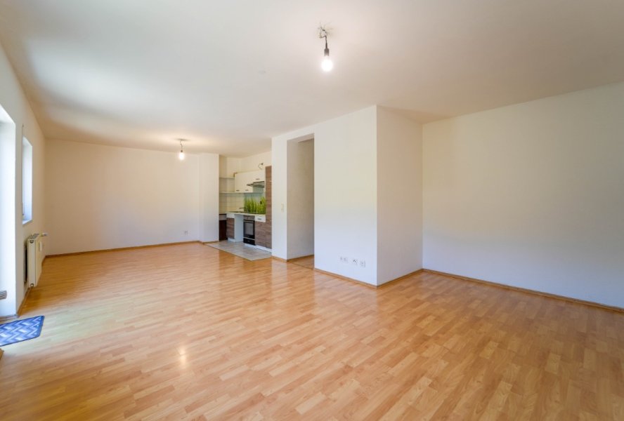 OG Wohn- und Esszimmer mit offener Küche und Zugang zu Terrasse und Garten 3