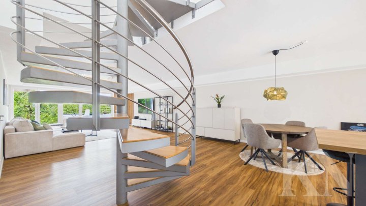 Maisonettewohnung mit Penthousecharakter & beeindruckendem Panoramablick über Saarbrücken