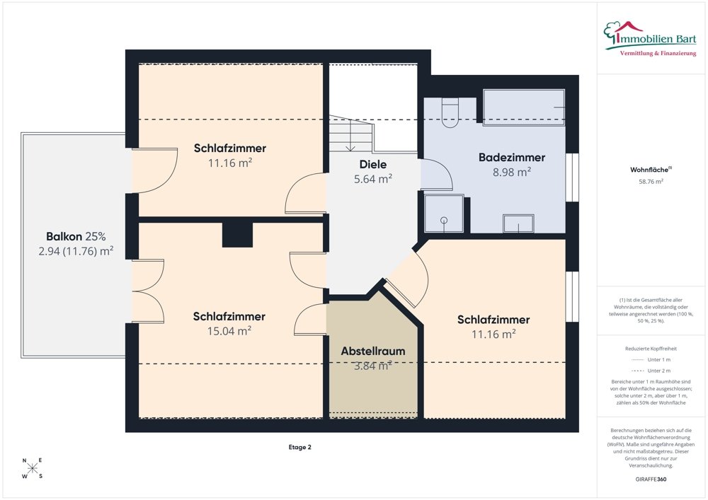 Grundriss Dachgeschoss