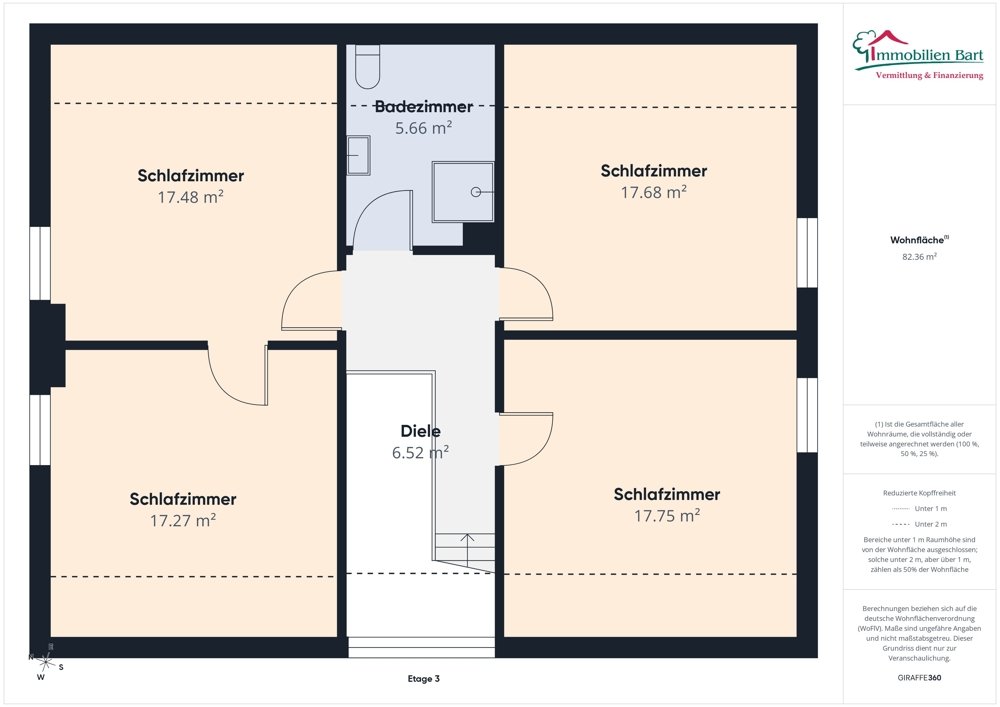 Grundriss Dachgeschoss