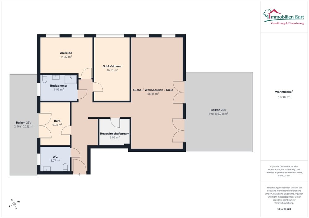 Grundriss Wohnung