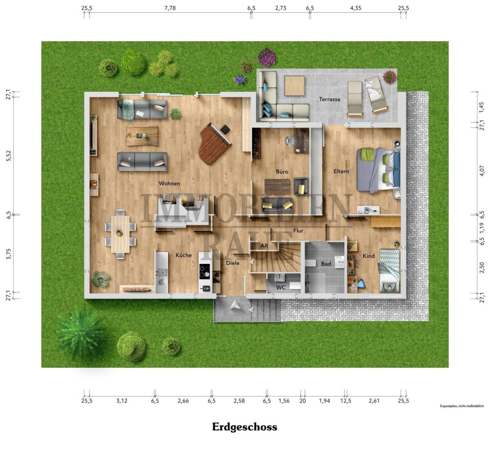 Plan Erdgeschoss