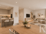 2.1.2. Wohnzimmer Blick Küche Danach