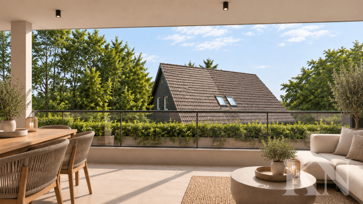Wohnen mit Weitblick. Neubau Gartenwohnung in besonderer Hanglage von Spiesen-Elversberg