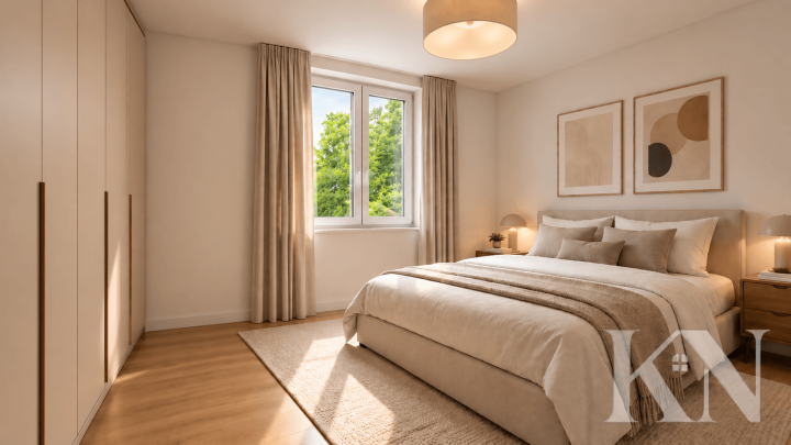 Wohnen mit Weitblick. Neubau Gartenwohnung in besonderer Hanglage von Spiesen-Elversberg