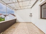 Balkon mit Blick in den Garten