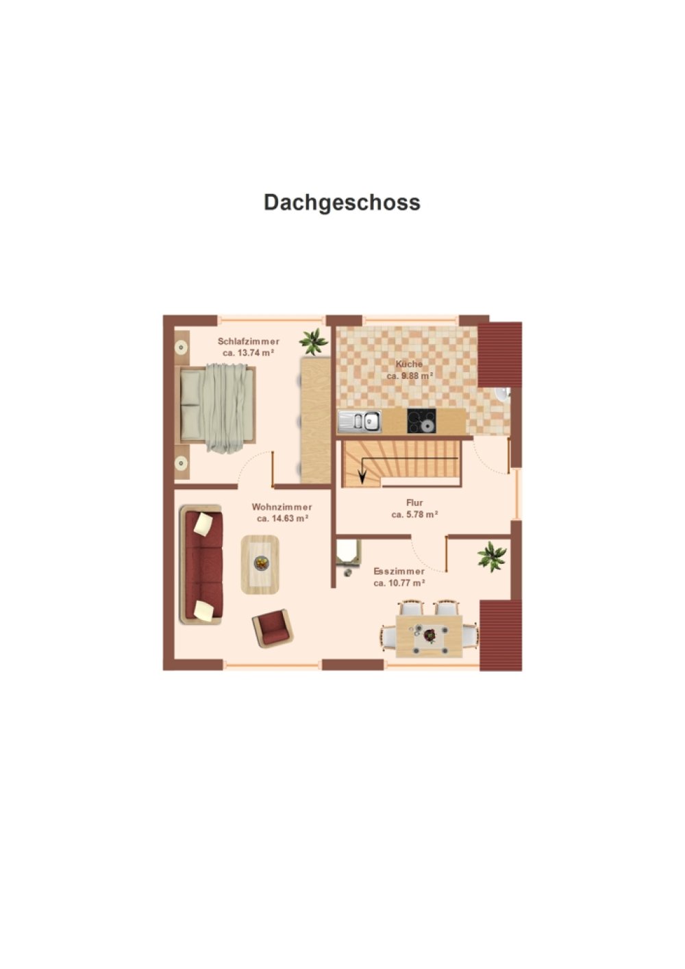 Grundriss Dachgeschoss