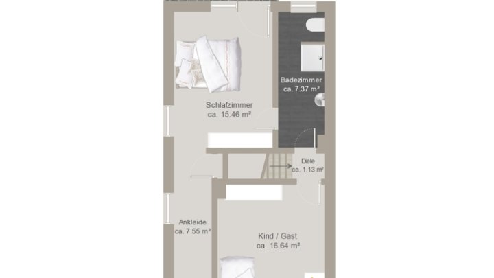 Reihenmittelhaus in ruhiger Seitenstraße