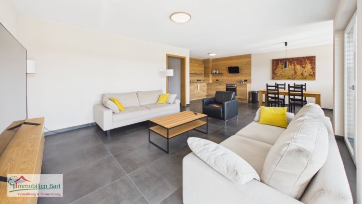 GRENZE L-REMICH: SOFORT VERFÜGBAR! EXKLUSIVE WOHNUNG MIT TERRASSE, GARAGE UND KLEINEM GARTEN!