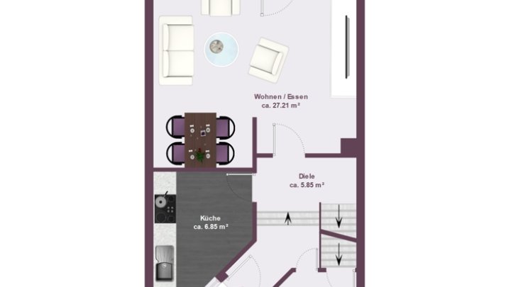 Gepflegtes Reihenmittelhaus mit Garten und Terrasse