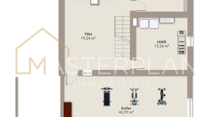 Modernisiertes Einfamilienhaus mit sonniger Dachterrasse