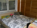 Bett hinten
