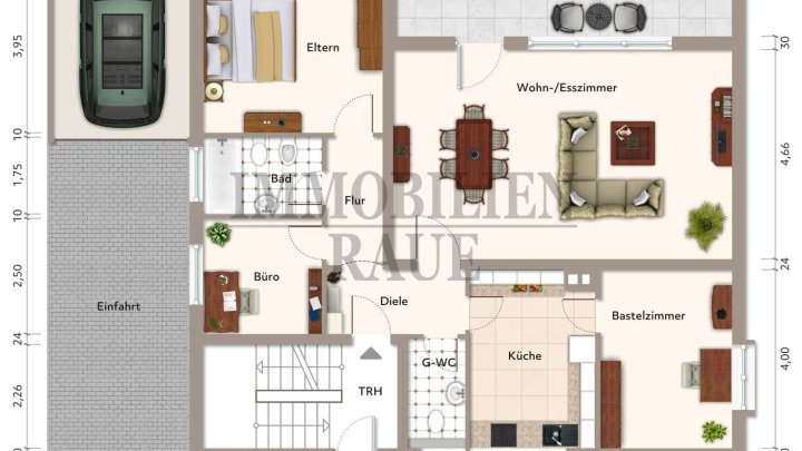 FREISTEHENDES 4-FAMILIENHAUS MIT 3 BALKONEN, TERRASSE, GARTEN & GARAGE IN SULZBACH