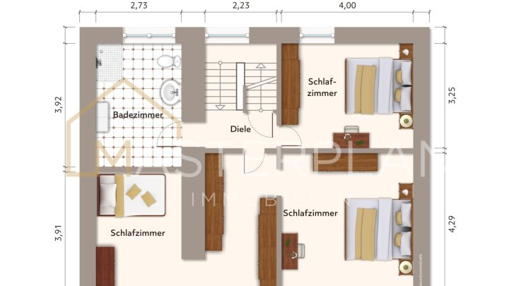Reihenmittelhaus mit viel Platz, Garten und Ausbaupotenzial