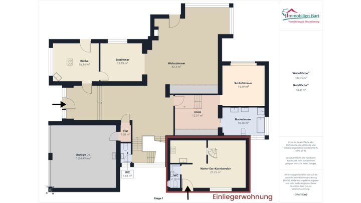 MERZIG: BESONDERES ARCHITEKTENWOHNHAUS + EINLIEGERWOHNUNG + WELLNESSBEREICH!