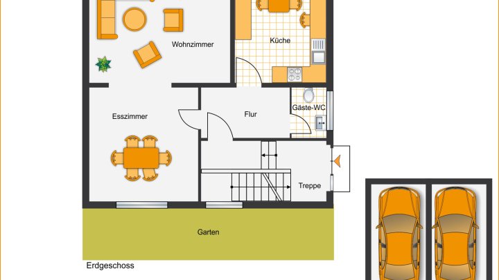 Glückliches Familienhaus mit Blick ins Grüne!