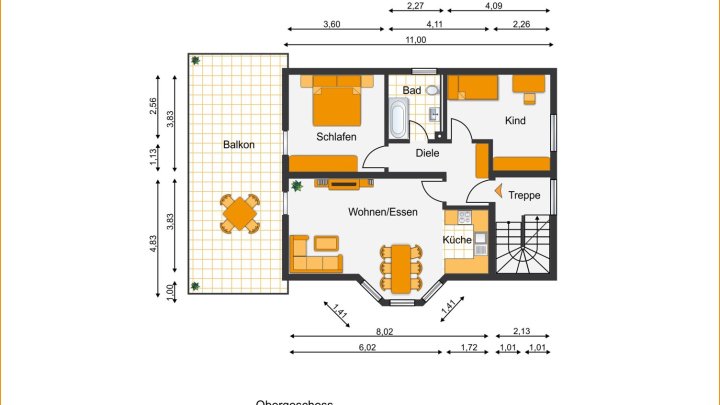 3 ZKB + 1 ZKB in 3- Familienhaus zu verkaufen!