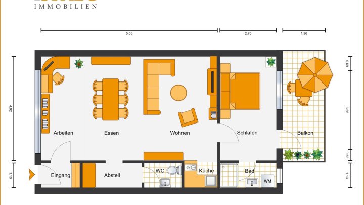 Schöne Studentenwohnung (2ZKB)  zu verkaufen!