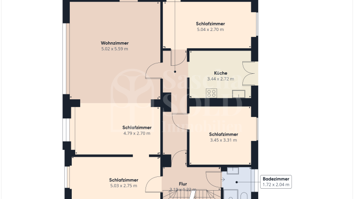 Wohn- und Geschäftshaus in St. Ingbert - für Investoren - mit Wohnung, Gewerbe, Garten und Garagen