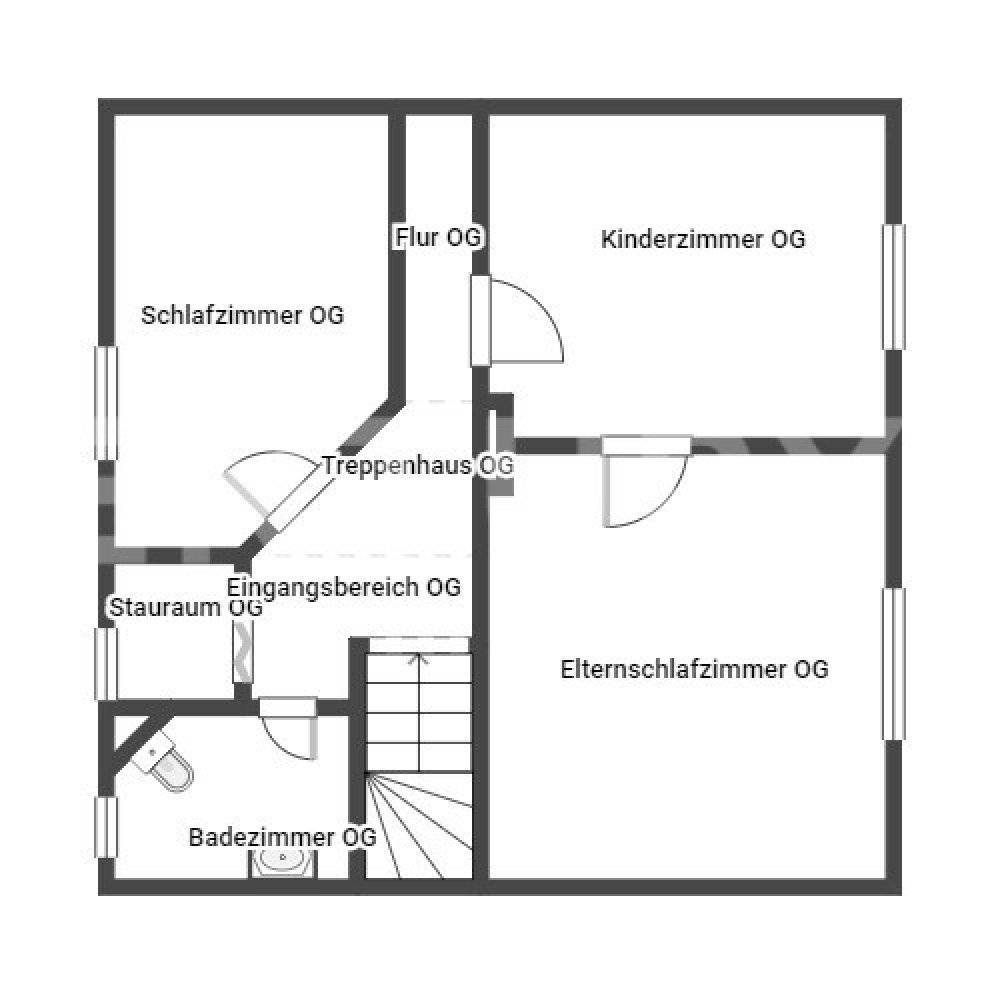 Grundriss Obergeschoss