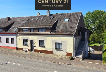 Frontansicht des Hauses 