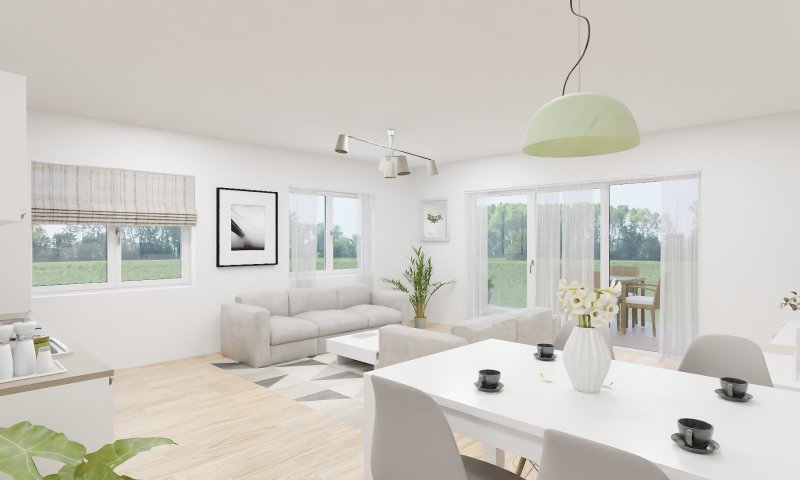 Erstbezug: Hochwertige 2 ZKB-Neubauwohnung in Niederlosheim zu verkaufen