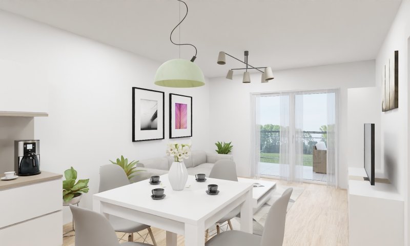 Erstbezug: Hochwertige 2 ZKB-Neubauwohnung in Niederlosheim zu verkaufen