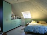 Schlafzimmer möbiliert