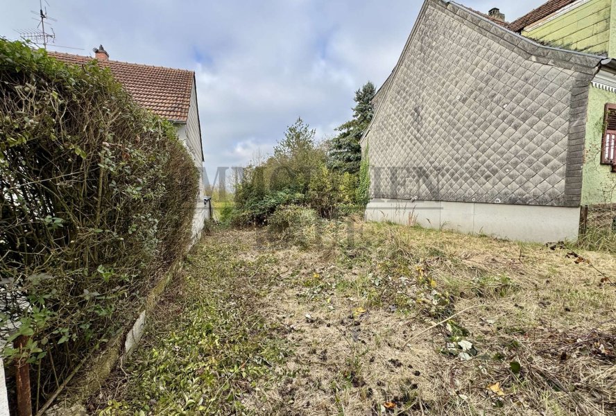 Blick auf das Grundstück