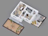 EG 3D Grundriss.