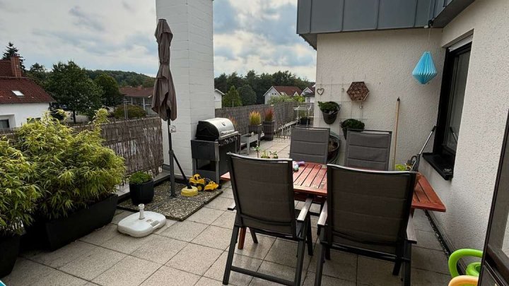 Schöne Penthouse-Wohnung in Homburg Erbach