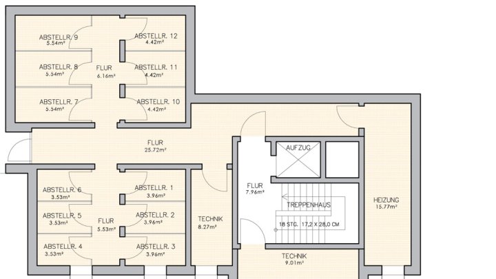 Projektierter Neubau für ein 14-Parteien Mehrfamilienhaus in guter Lage von Heusweiler-Holz