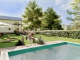 Visualisierung Garten - Genügend Platz fpr einen Pool ist da