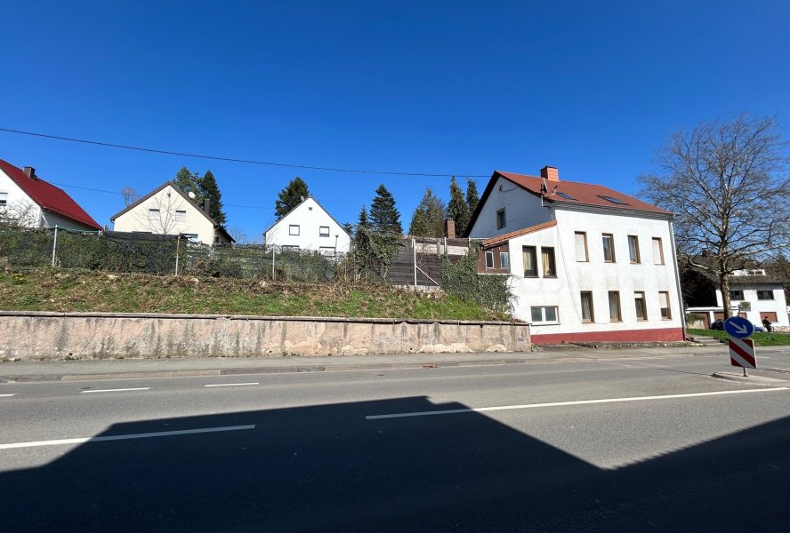 Hausfront mit länge des Grundstückes