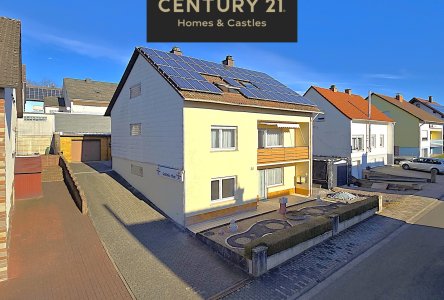 Ansicht des Hauses von der linken Seite 