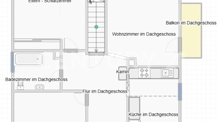 Attraktives 1 - 2 FH. mit möglicher ELW, Doppelgarage, Doppelcarport, Garten und Balkonen in Toplage
