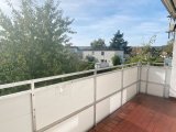 Balkon mit Markise