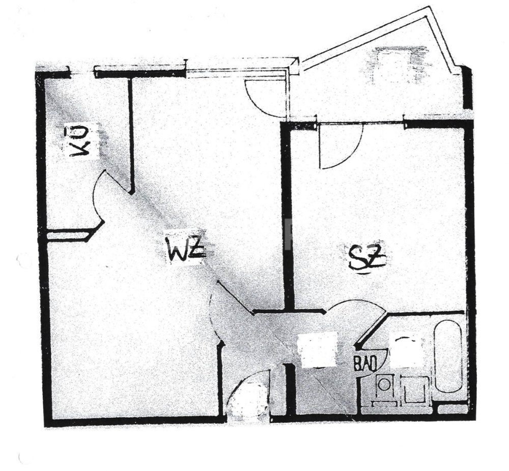 Grundriss der Wohnung