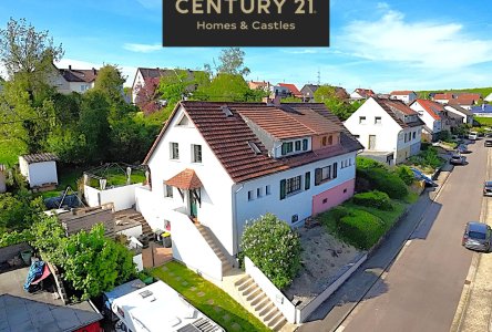Ansicht des Hauses von der linken Seite