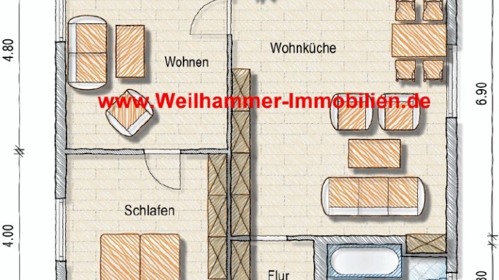 Wohnen auf dem Rastpfuhl. Gepflegt, schön und günstig.