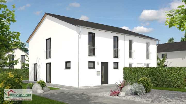 GRENZNÄHE: NEUBAU (DHH) MIT GRUNDSTÜCK