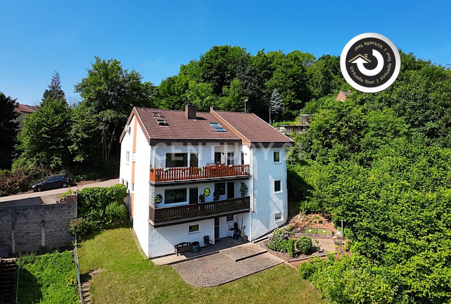 Rückseite des Hauses 