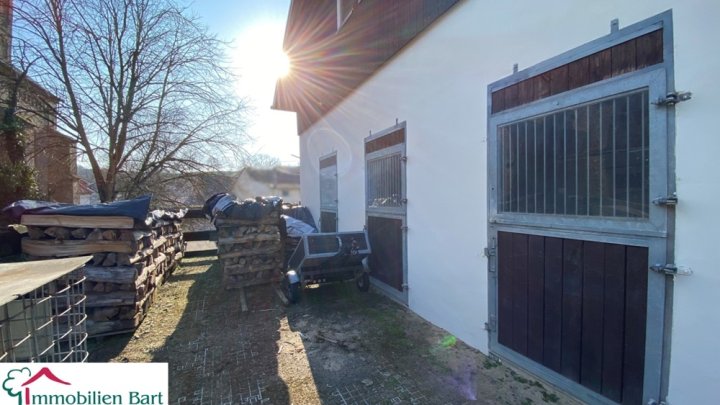 VIELSEITIGE MÖGLICHKEITEN! ZWEI BAUGRUNDSTÜCKE MIT GR. NEUWERTIGER HALLE!