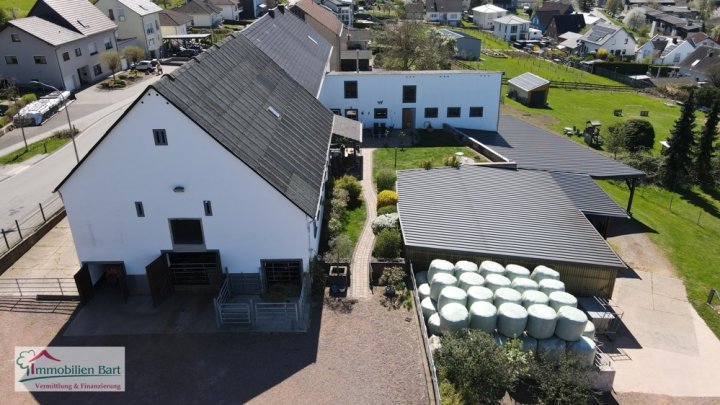 RENOVIERTES BAUERNHAUS MIT GROSSEN STALLUNGEN UND GARAGEN