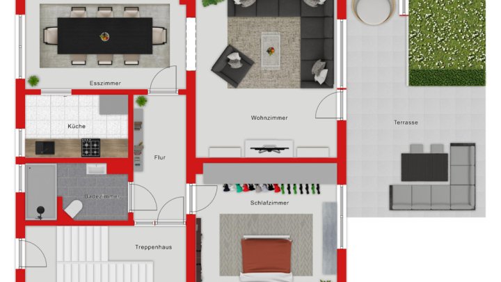 3-Familienhaus in zentraler Lage von Überherrn