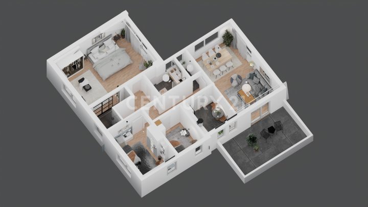 Charmantes Zweifamilienhaus mit Garten, Wintergarten und zwei Garagen