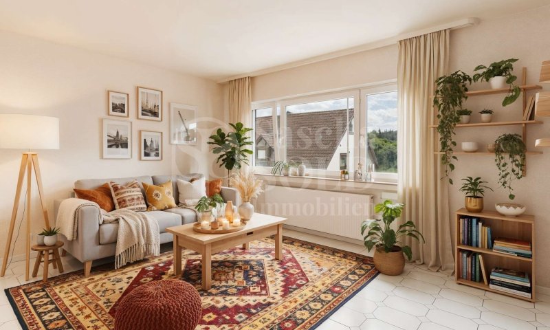 Helle 4 ZKB Wohnung mit Balkon, Garage & großem Kellerraum - gut geschnitten in St. Ingbert-Hassel