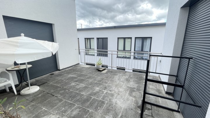Eigentumswohnung im Obergeschoss mit Terrasse & Stellplatz