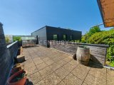Dachterrasse mit charmantem Gewächshaus